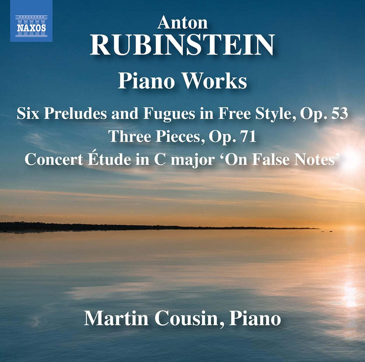 Martin Cousin 안톤 루빈슈타인: 피아노 작품집 (Rubinstein: Six Preludes & Fugues in Free Style & Three Pieces, Op. 71)