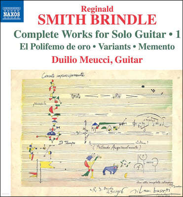 Duilio Meucci 스미스 브린들: 기타 작품 1집 (Smith Brindle: Guitar Music, Vol. 1)
