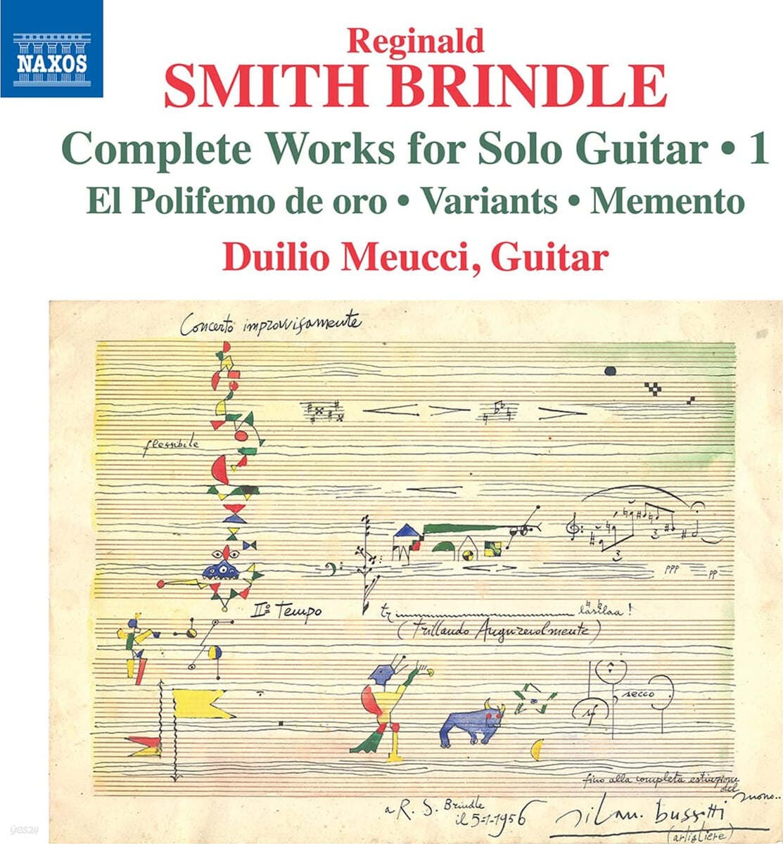 Duilio Meucci 스미스 브린들: 기타 작품 1집 (Smith Brindle: Guitar Music, Vol. 1)
