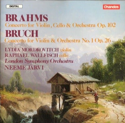 [수입] Brahms - Concerto for Violin, Cello & Orch. Op.102 / Bruch - Violin Concerto No.1 : Jarvi