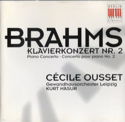 [수입] Brahms Klavierkonzert No.2 - Ousset / Kurt Masur