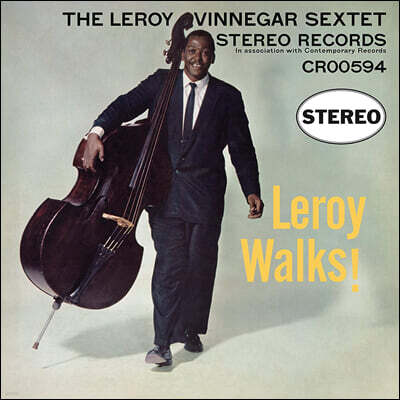 The Leroy Vinnegar Sextet — Leroy Walks! 앨범 커버