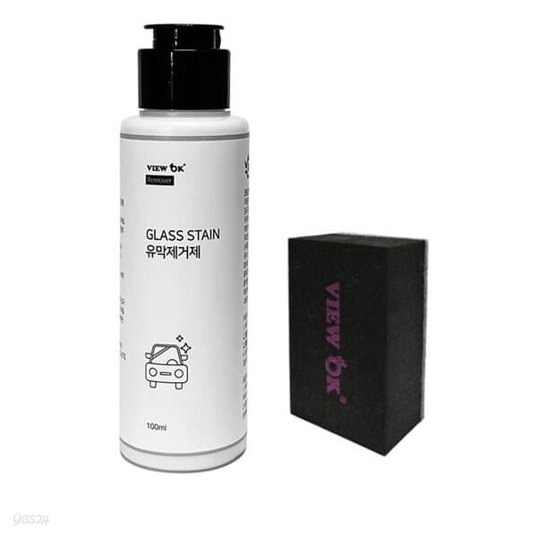 뷰오케이 세차 용품 자동차 유막제거제 100ml +어플리케이터증정