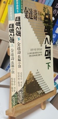 태백산맥 上.下(2권) / 연구문예 2.3 / 김달수 장편소설