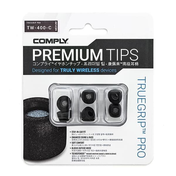컴플라이 TW400C 젠하이저 모멘텀 트루 와이어리스4 호환 폼팁 컴플라이 TW-400-C