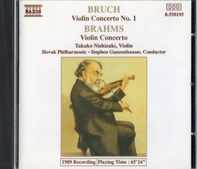 [수입] Bruch - Violin Concerto No.1 / Brahms - Vioilin Concerto : Nishizaki