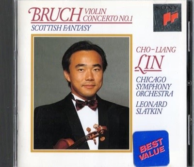 [수입] Bruch - Violin Concerto No.1 Op.26 / Scottish Fantasy Op.46 : Cho-Liang Lin / Slatkin