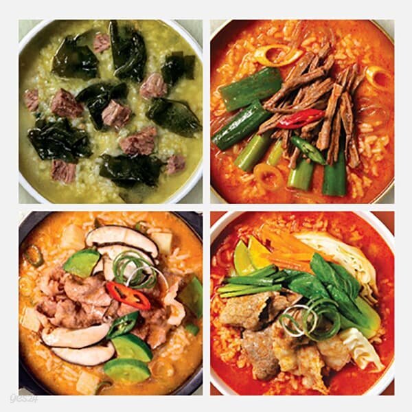 [한우물] 맛있고 진한 국밥 4종 x 6개