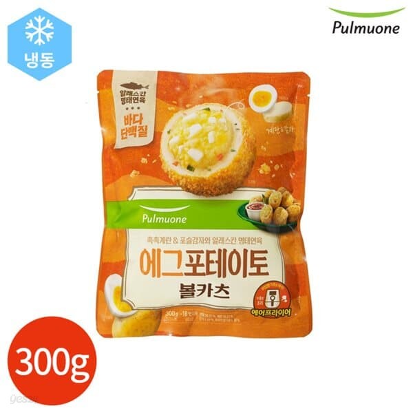 풀무원 에그포테이토 연육 볼카츠 300g x 2봉