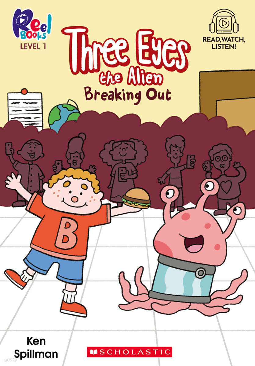 Scholastic Reel Books Level1 : Three Eyes Alien #01: Breaking Out (StoryPlus QR코드)
