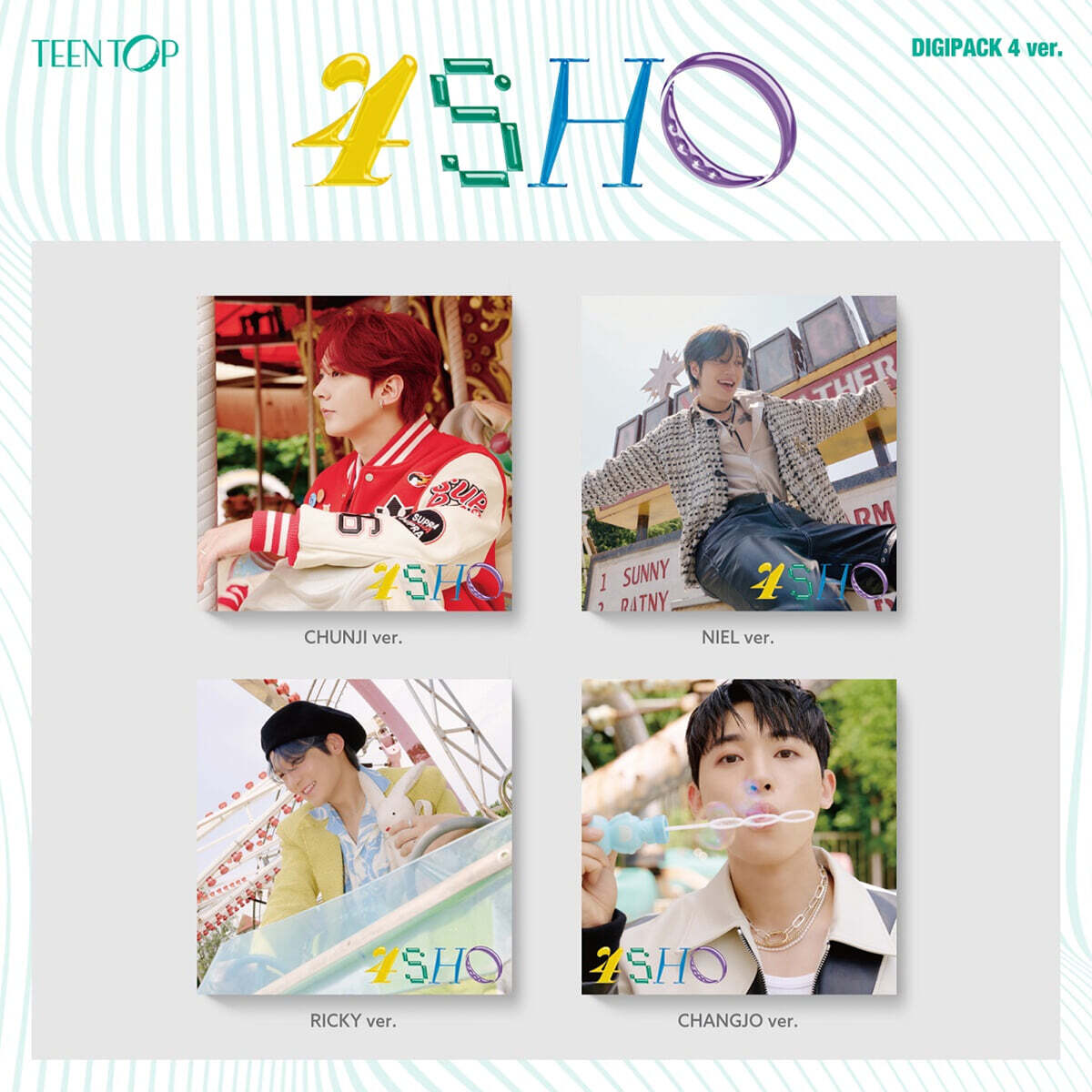 [Kakao Entertainment]틴탑 (TEEN TOP) - 4SHO [DIGIPACK ver.][4종 SET]