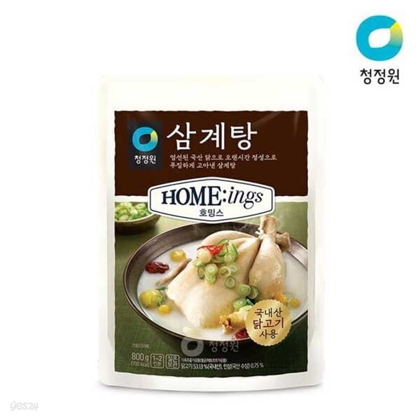 [청정원] 삼계탕 800g 2개