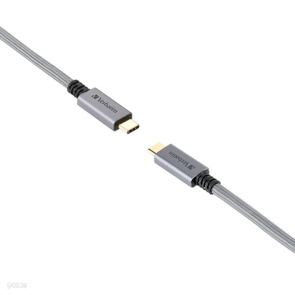 버바팀 메탈릭 USB 3.2 C to C 케이블 PD 100W 22AWG 고속충전 데이터