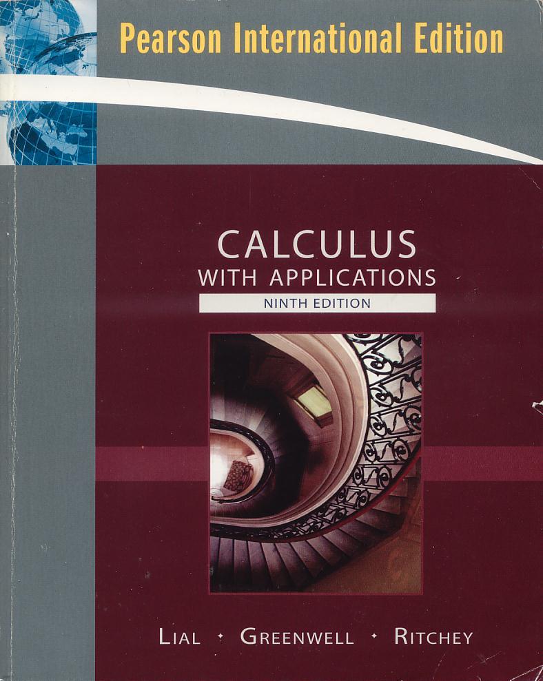 [영어원서 수학] CALCULUS WITH APPLICATIONS [9th Edition]