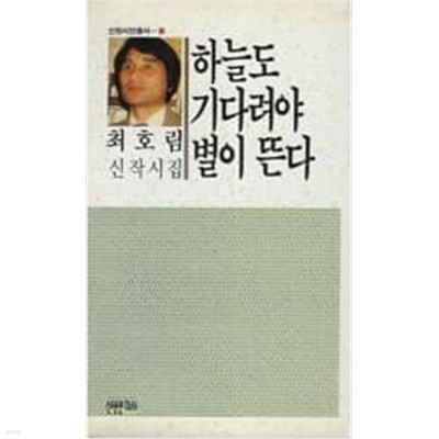 하늘도 기다려야 별이 뜬다(신원시인총서 35)