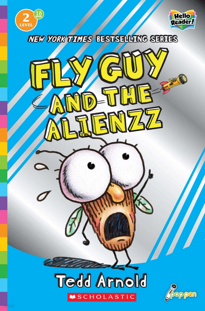 Scholastic Hello Reader Level 2 #18: Fly Guy and the Alienzzz (Book + StoryPlus QR)