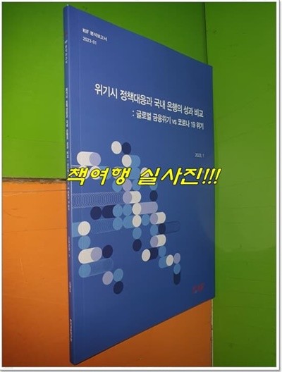 위기시 정책대응과 국내 은행의 성과 비교