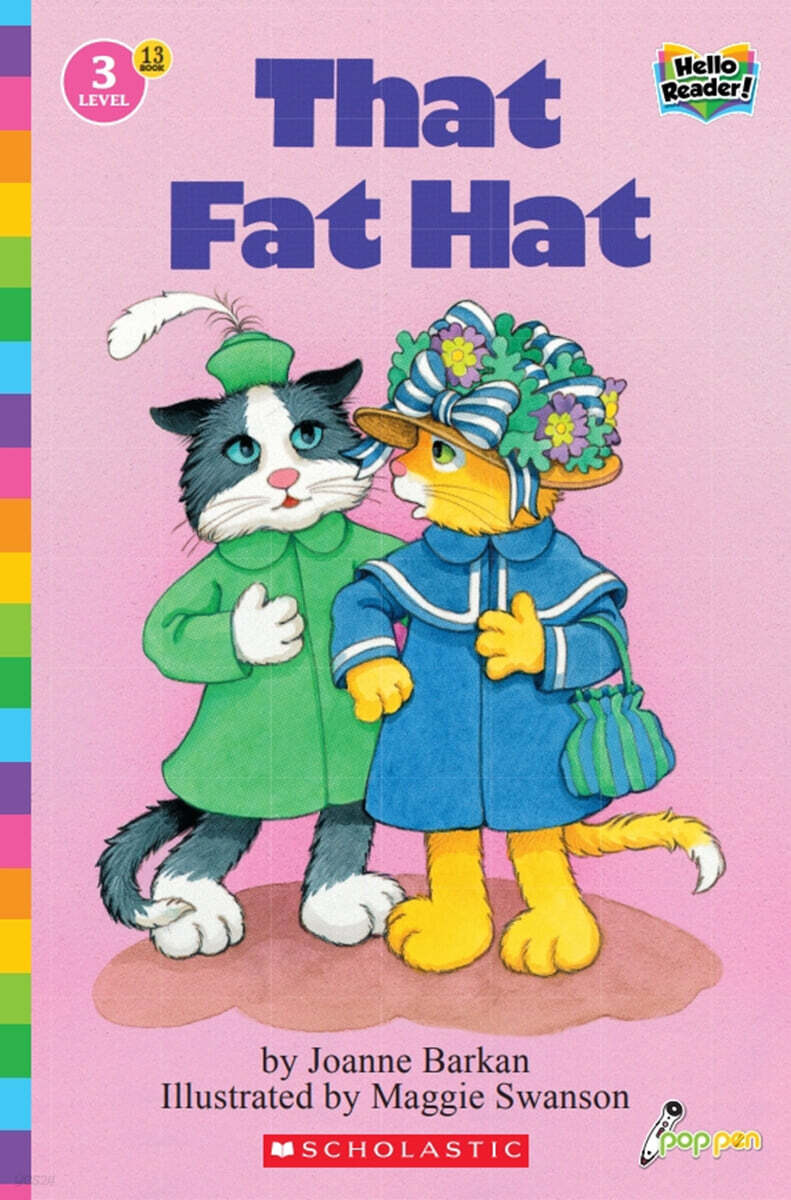Scholastic Hello Reader Level 3 #13: That Fat Hat (Book + StoryPlus QR)