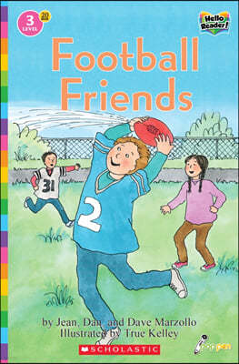 Scholastic Hello Reader Level 3 #20: Football Friends (Book + StoryPlus QR)