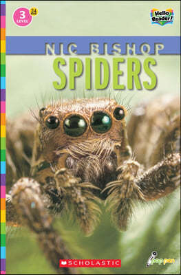 Scholastic Hello Reader Level 3 #24: Spiders (Book + StoryPlus QR)