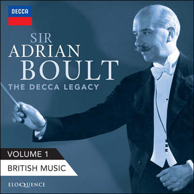 Adrian Boult Ƶ帮 Ʈ ī ̺  1 -   (The Decca Legacy Vol.1 - British Music)
