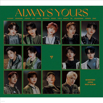 ƾ (Seventeen) - Always Yours (Japan Best Album) (2CD+28P Photobook+M Card) (ȸ D)