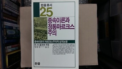 종속이론과 정통마르크스주의,-절판본-