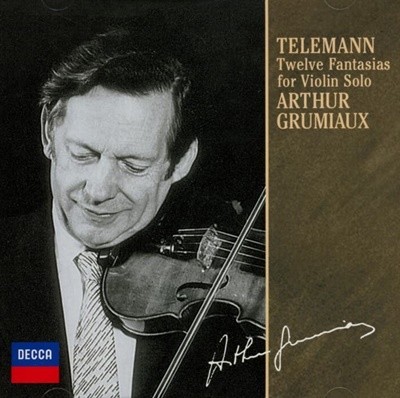텔레만 (Telemann) : 12 Fantasias For Violin Solo (열두 개의 무반주 바이올린 환상곡) - 그뤼미오 (Arthur Grumiaux) (일본발매)