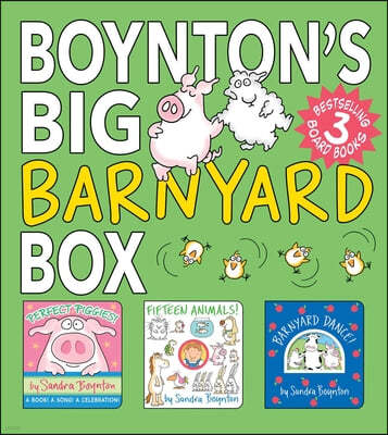 Boynton's Big Barnyard Box (Boxed Set): Perfect Piggies!; Fifteen Animals!; Barnyard Dance!