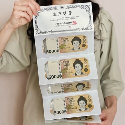 반전 현금 돈 용돈 이벤트 봉투 박스 [효도연금 용돈박스 부모님 어버이날 선물 포장 생신 생일 환갑]