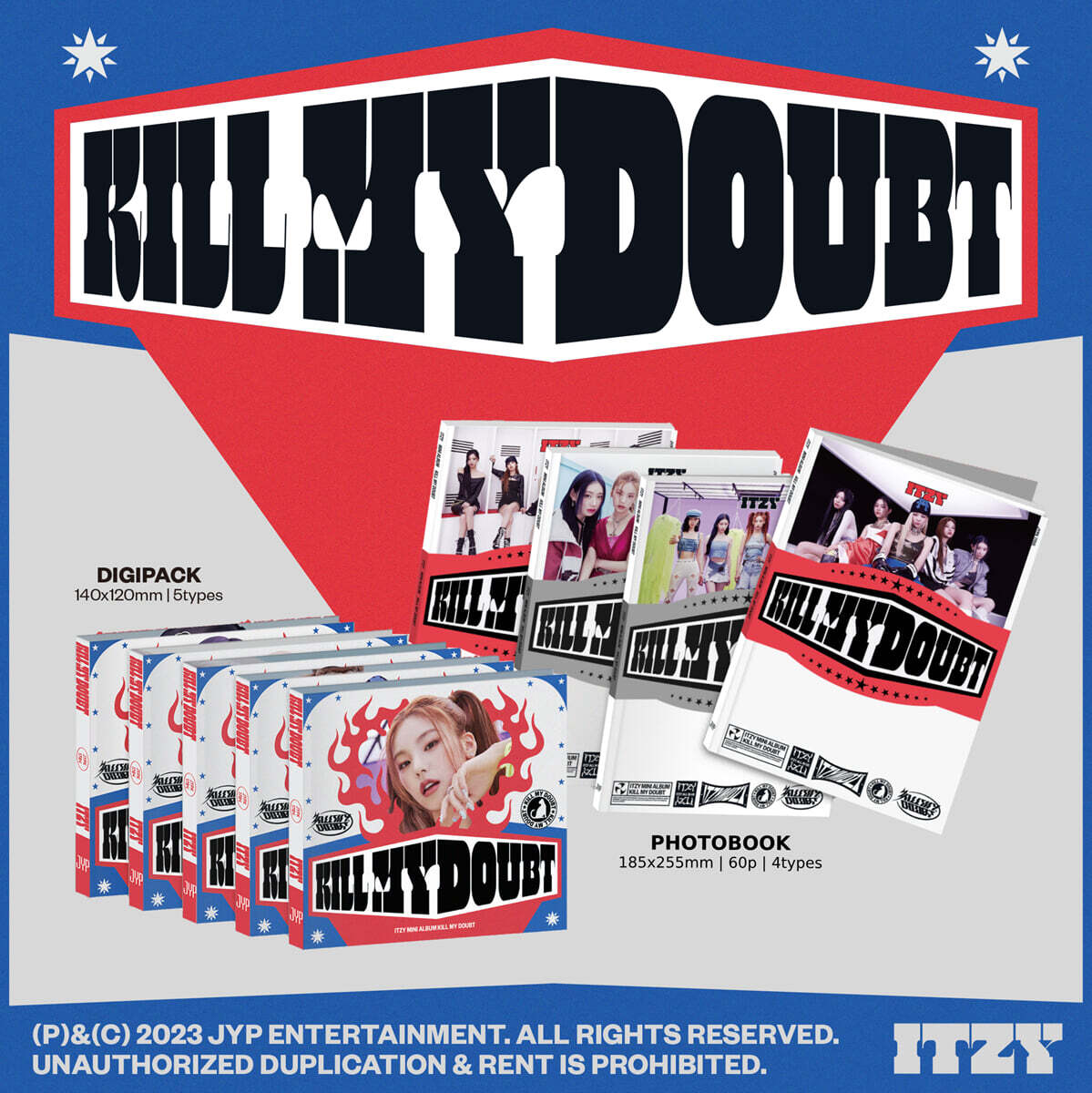 있지 (ITZY) - KILL MY DOUBT [STANDARD + DIGIPACK SET]