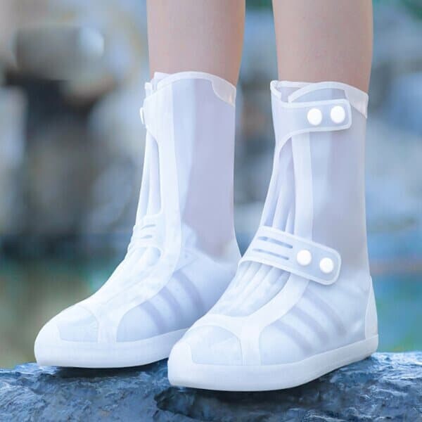 [아일렌]레이니 PVC 방수 신발커버(280~290mm) (하이/화이트)