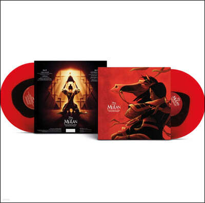 뮬란 애니메이션 음악 (Songs from Mulan) [투명 루비 레드 & 옵시디언 컬러 LP]