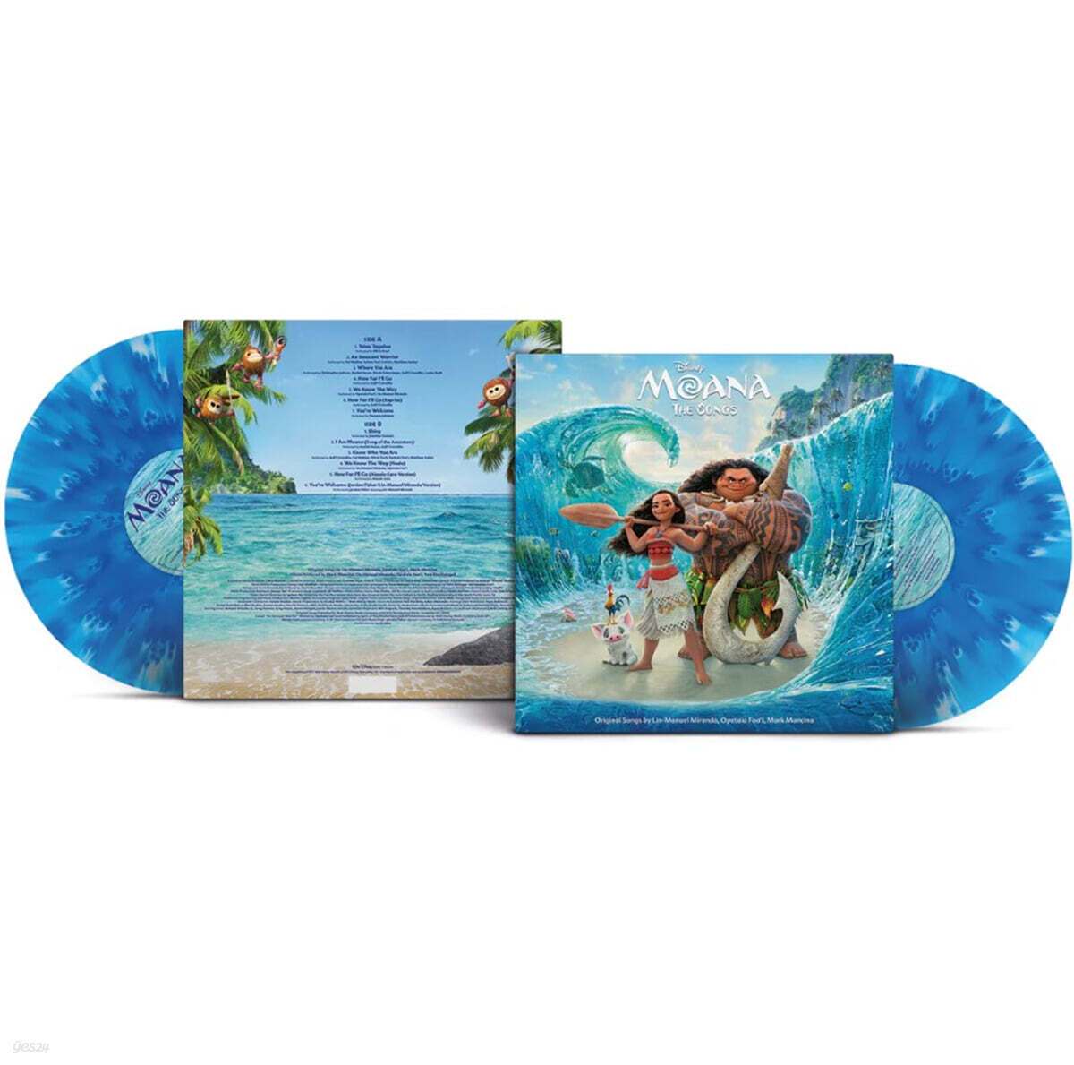 모아나 애니메이션 음악 (Songs from Moana) [웨이브 블루 컬러 LP]