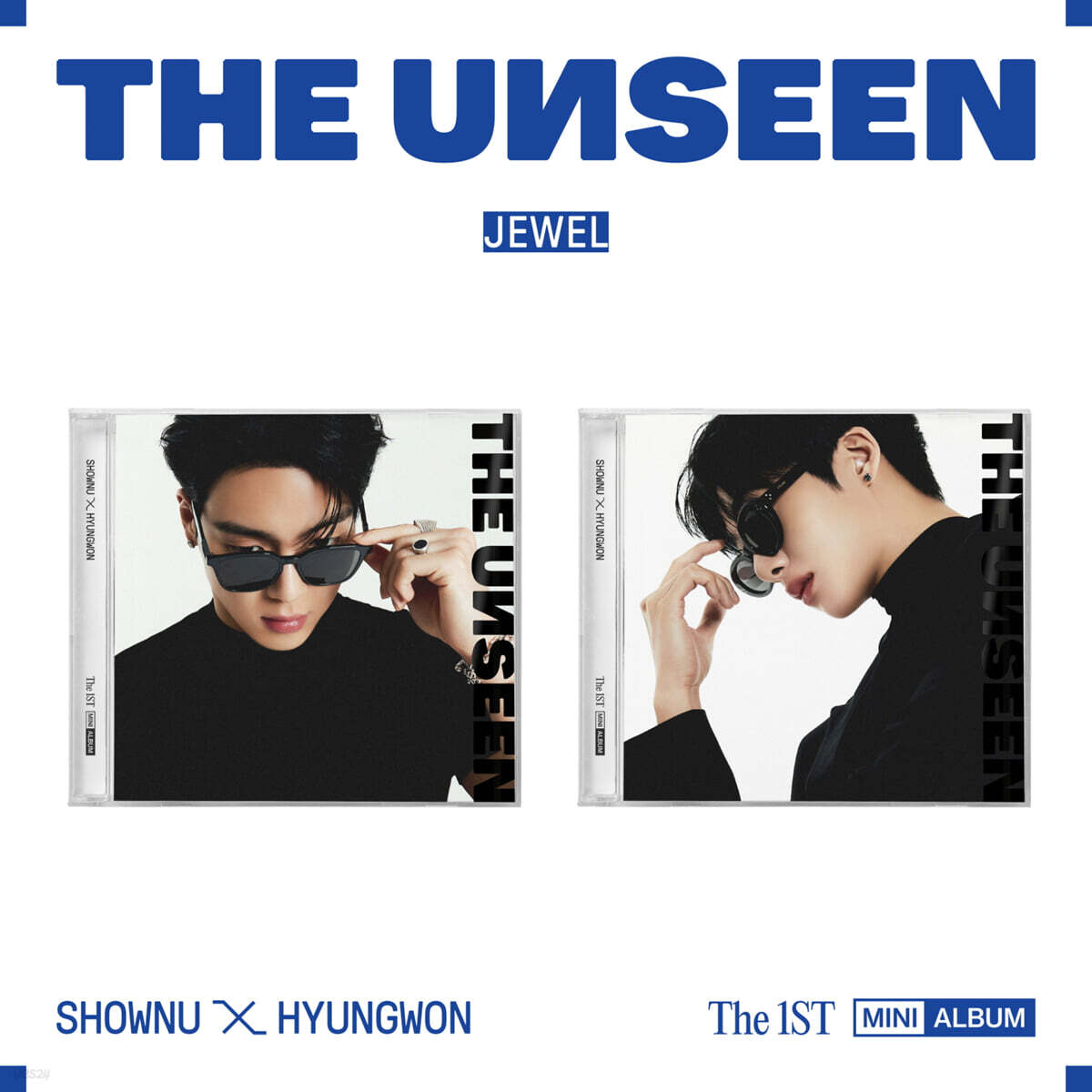 셔누 X 형원 - 미니앨범 1집 : THE UNSEEN [JEWEL ver.][버전 2종 중 1종 랜덤 발송]