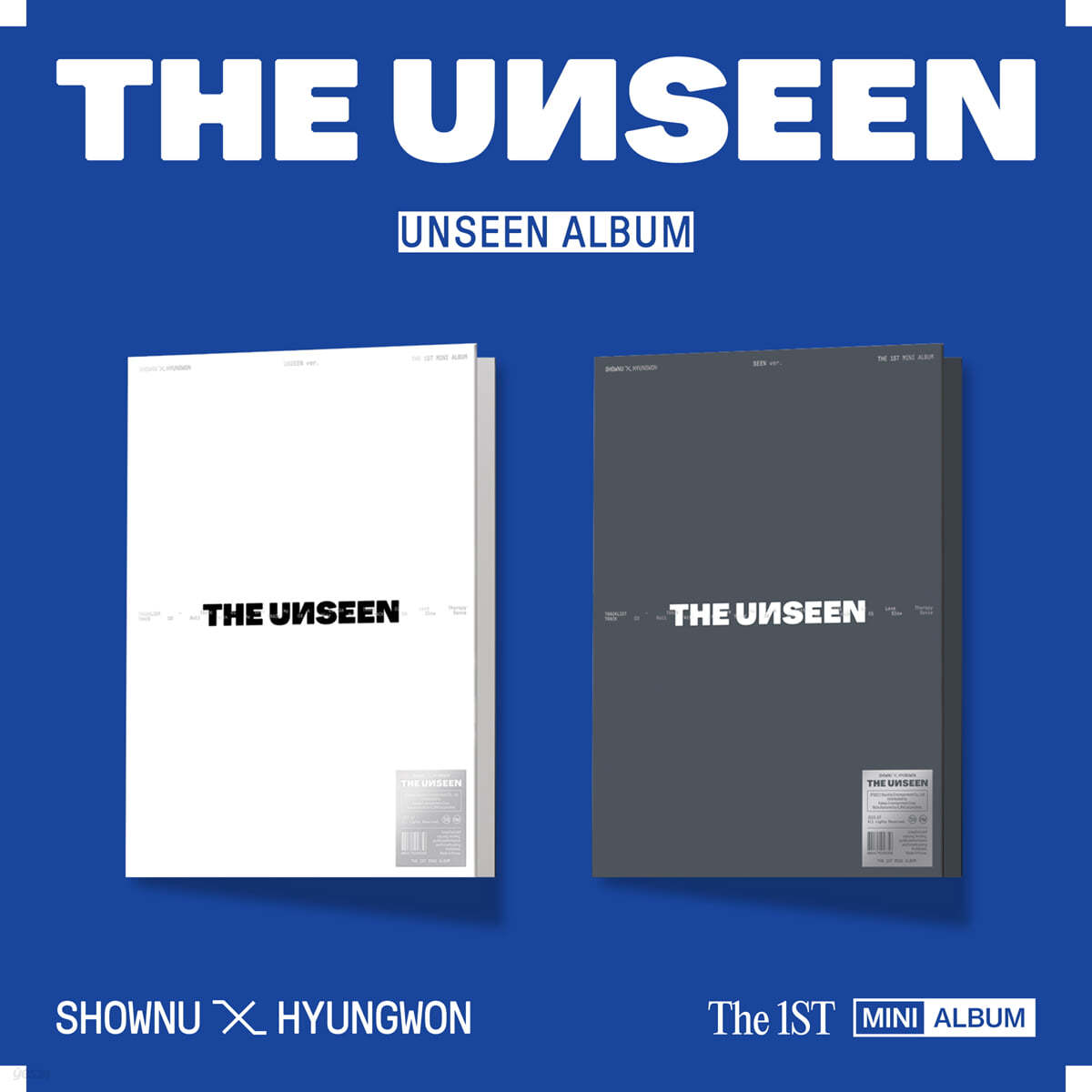 셔누 X 형원 - 미니앨범 1집 : THE UNSEEN [UNSEEN ALBUM ver.] [2종 중 1종 랜덤 발송]