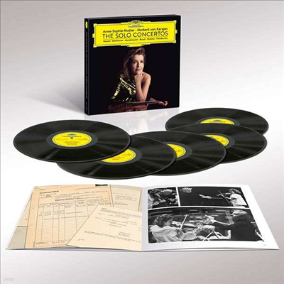 Ϳ ī ̿ø ְ (Anne-Sophie Mutter & Herbert von Karajan - The Solo Concertos) (180g)(5LP) (2023) - Anne-Sophie Mutter