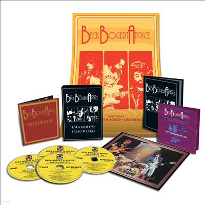 Beck, Bogert & Appice - Live In Japan 1973 & Live In London 1974 (Limited Edition)(4CD Box Set)