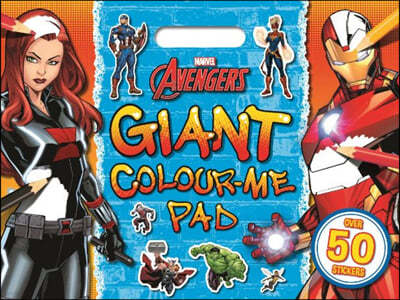 Marvel Avengers: Giant Colour Me Pad