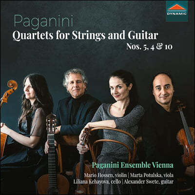 Paganini Ensemble Vienna İϴ:  Ÿ   4, 5, 10 (Paganini: Quartets for Strings and Guitar Nos. 5, 4 & 10) 