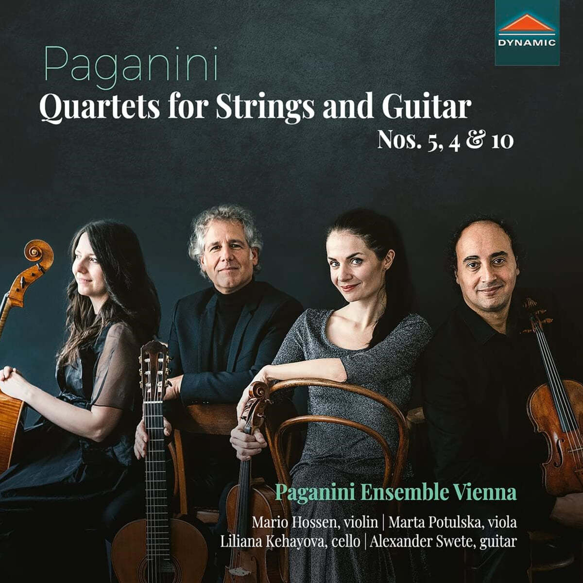 Paganini Ensemble Vienna 파가니니: 현과 기타를 위한 사중주 4, 5, 10번 (Paganini: Quartets for Strings and Guitar Nos. 5, 4 & 10) 