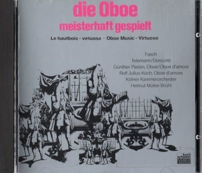 [수입] die Oboe - meisterhaft gespielt : Fasch / Telemann / Donizetti