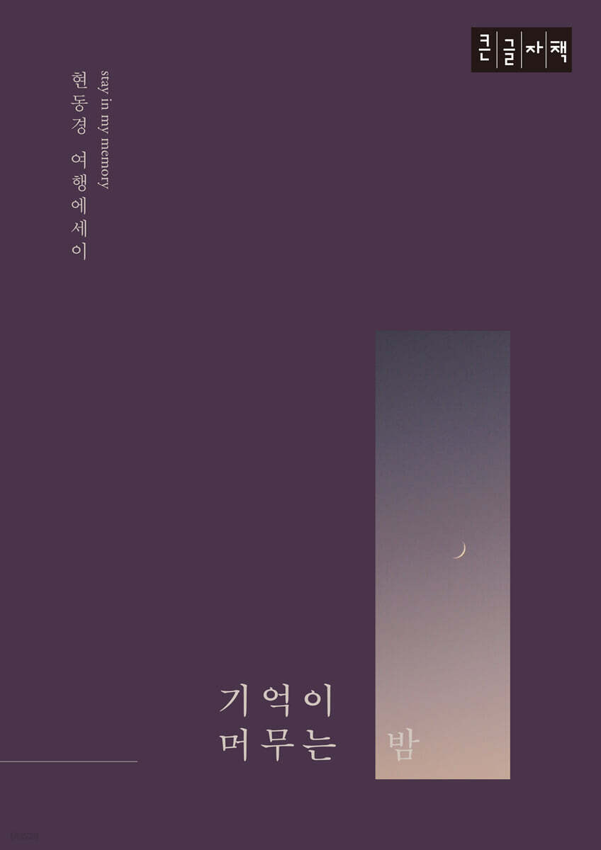 기억이 머무는 밤 (큰글자책)