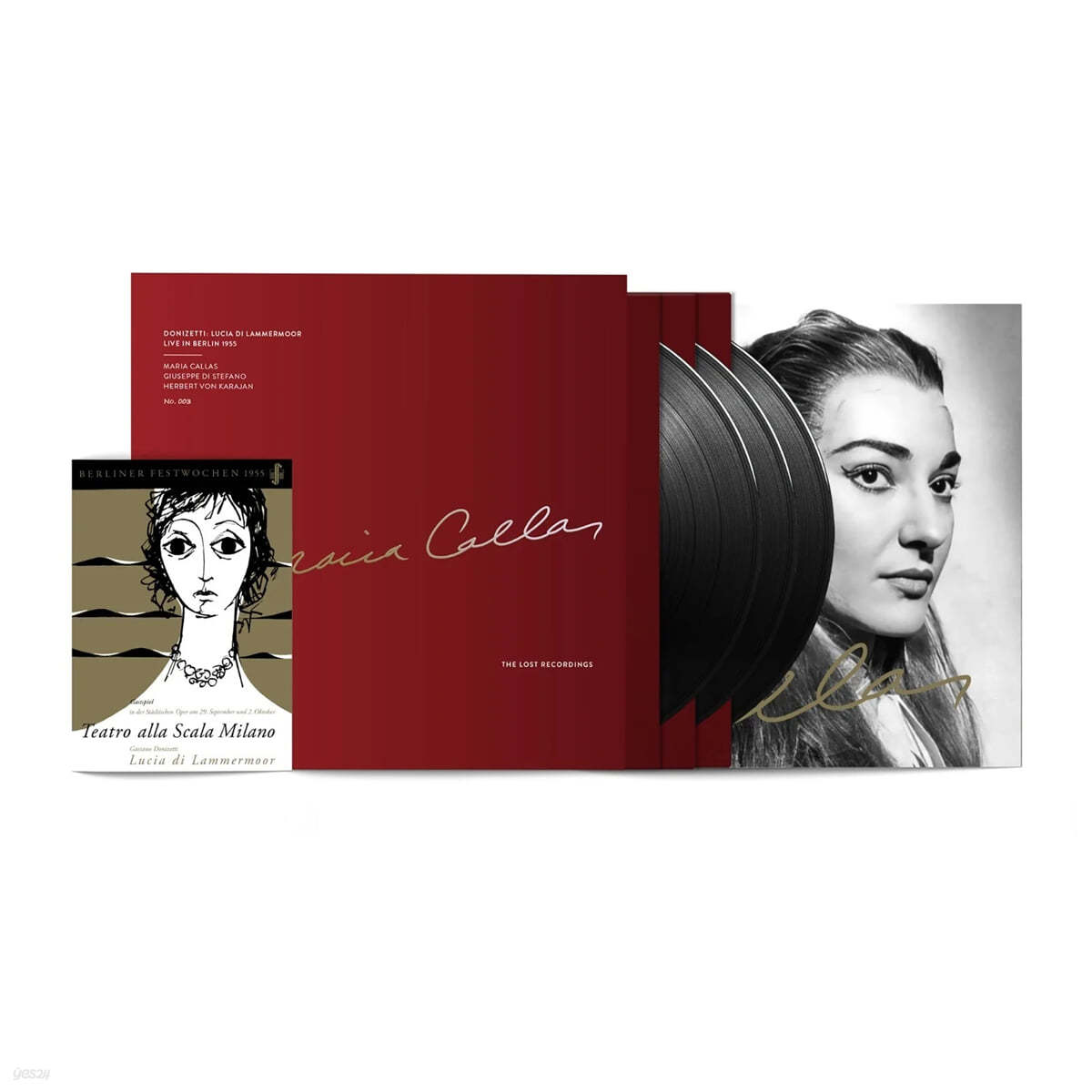 Maria Callas 도니체티: 오페라 '람메르무어의 루치아' (Lucia Di Lammermoor Berlin 1955) [3LP]