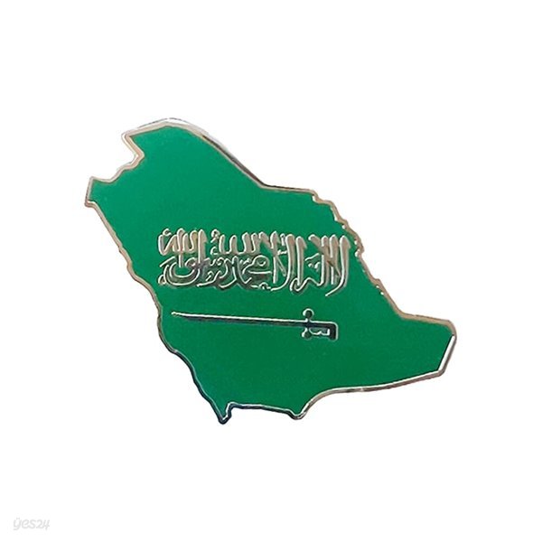 사우디아라비아 지도 뱃지