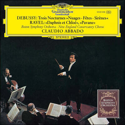 Claudio Abbado — Claudio Abbado 드뷔시: 녹턴 / 라벨: 죽은 왕녀를 위한 파반느 (Debussy: Nocturnes / Ravel: Daphnis et Chloe Suite No. 2) 앨범 커버