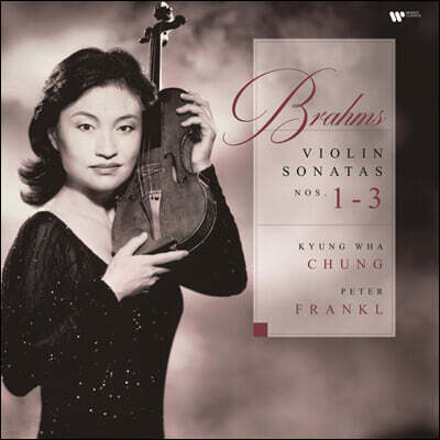 정경화 — 브람스: 바이올린 소나타 전곡집 (Brahms: Violin Sonatas Nos.1~3) 앨범 커버