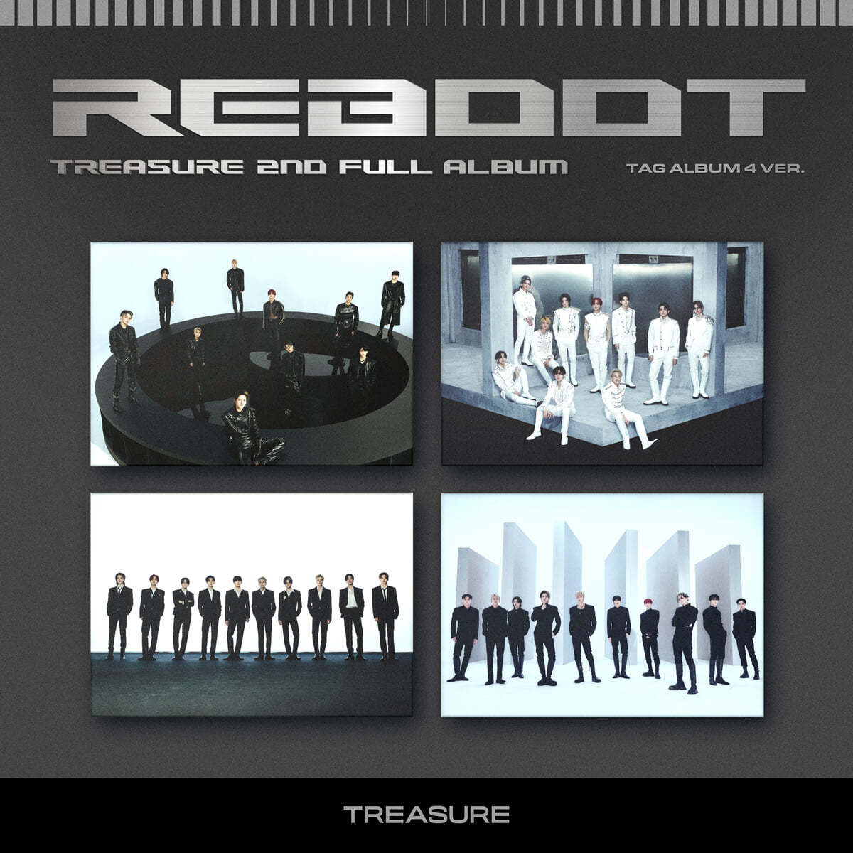 TREASURE (트레저) - TREASURE 2ND FULL ALBUM [REBOOT][TAG ALBUM VER.][4종 중 1종 랜덤발송]