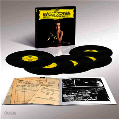 무터와 카라얀의 바이올린 협주곡 (Anne-Sophie Mutter & Herbert von Karajan - The Solo Concertos) (180g)(5LP) (2023) - Anne-Sophie Mutter