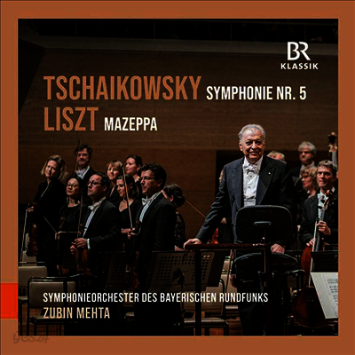 차이코프스키: 교향곡 5번 & 리스트: 마제파 (Tchaikovsky: Symphony No. 5 & Liszt: Mazeppa)(CD) - Zubin Mehta